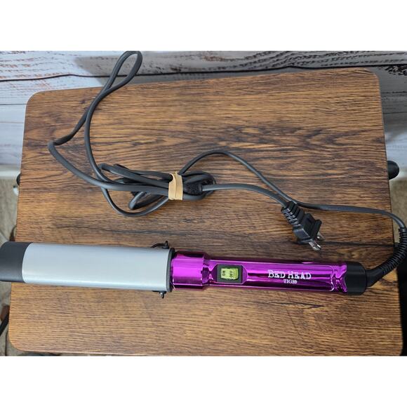 Bed Head Curlipops Clamp-free Curling wand iron 1-1/2 oval Barrel - Picture 1 of 6